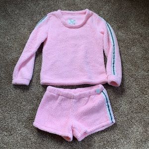 Fuzzy Pink Pajama Set